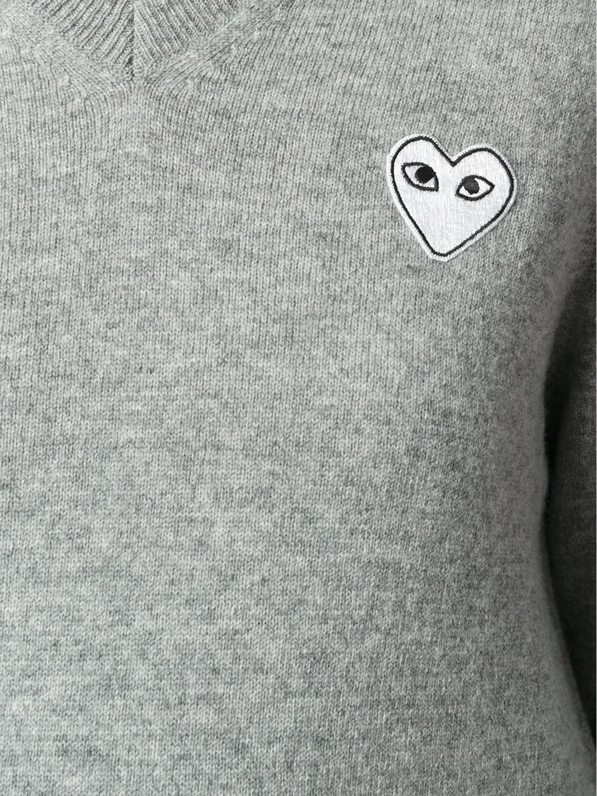 Comme Des Garçons Play Vネック プルオーバー - 画像5
