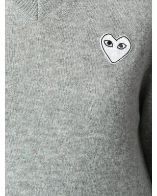 Comme Des Garçons Play Vネック プルオーバー - サムネイル5