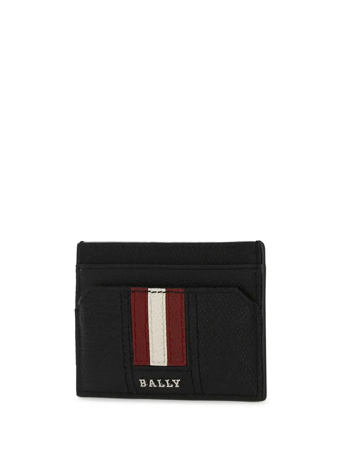 Bally ストライプ入りレザー カードホルダー - 画像3