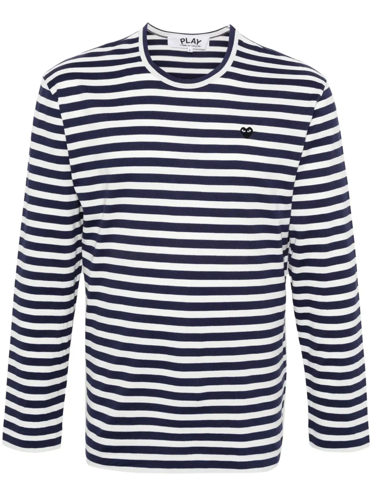 Comme Des Garçons Play ストライプTシャツ - 画像1