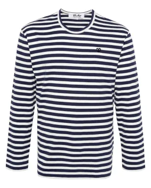 Comme Des Garçons Play ストライプTシャツ - サムネイル1