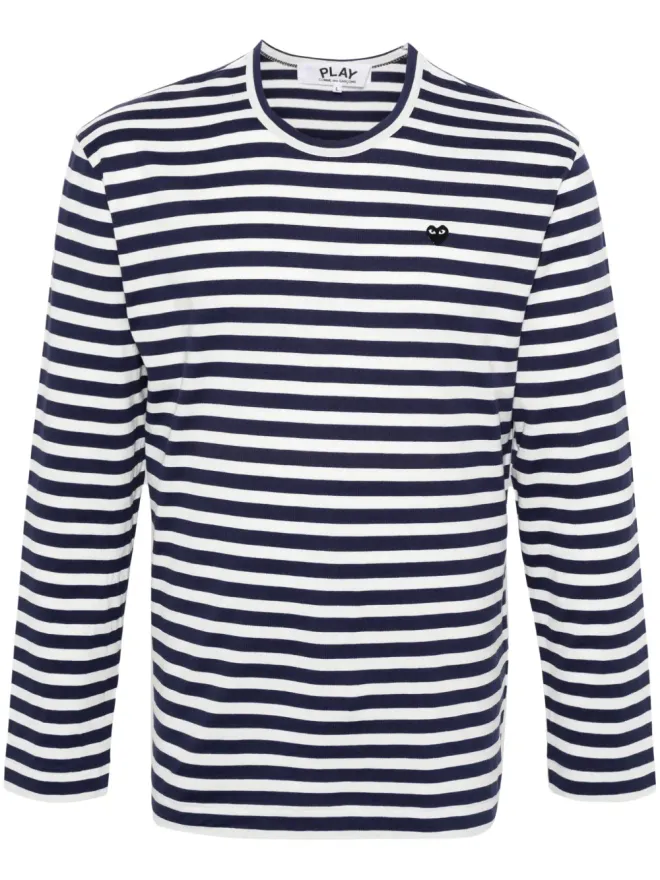 COMME des GARÇONS PLAY Comme Des Garçons Play ストライプTシャツの商品画像