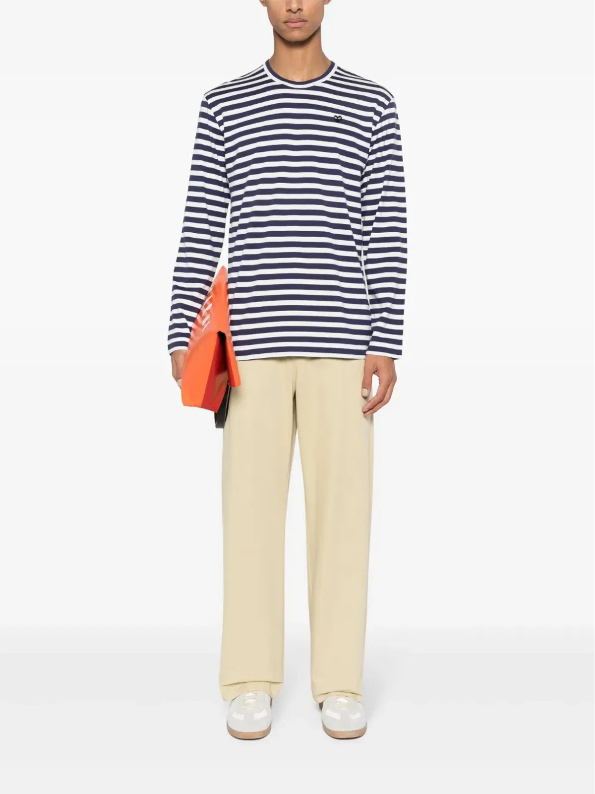 Comme Des Garçons Play ストライプTシャツ - 画像2