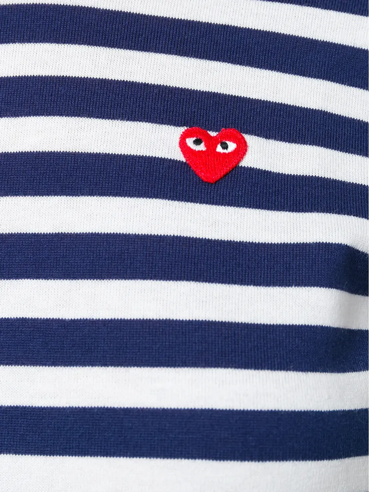 Comme Des Garçons Play ストライプ柄Tシャツ - 画像5