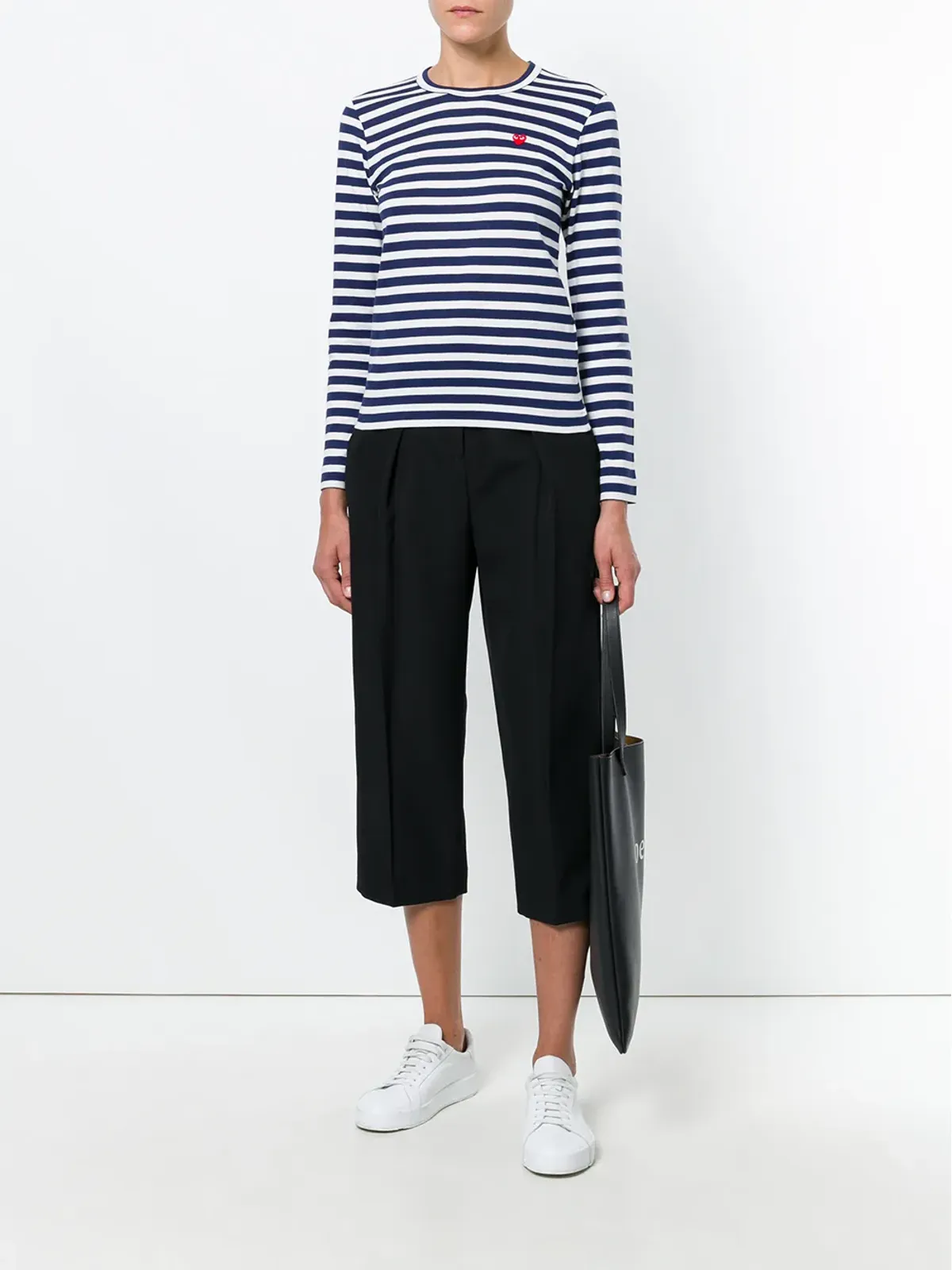 Comme Des Garçons Play ストライプ柄Tシャツ - 画像2