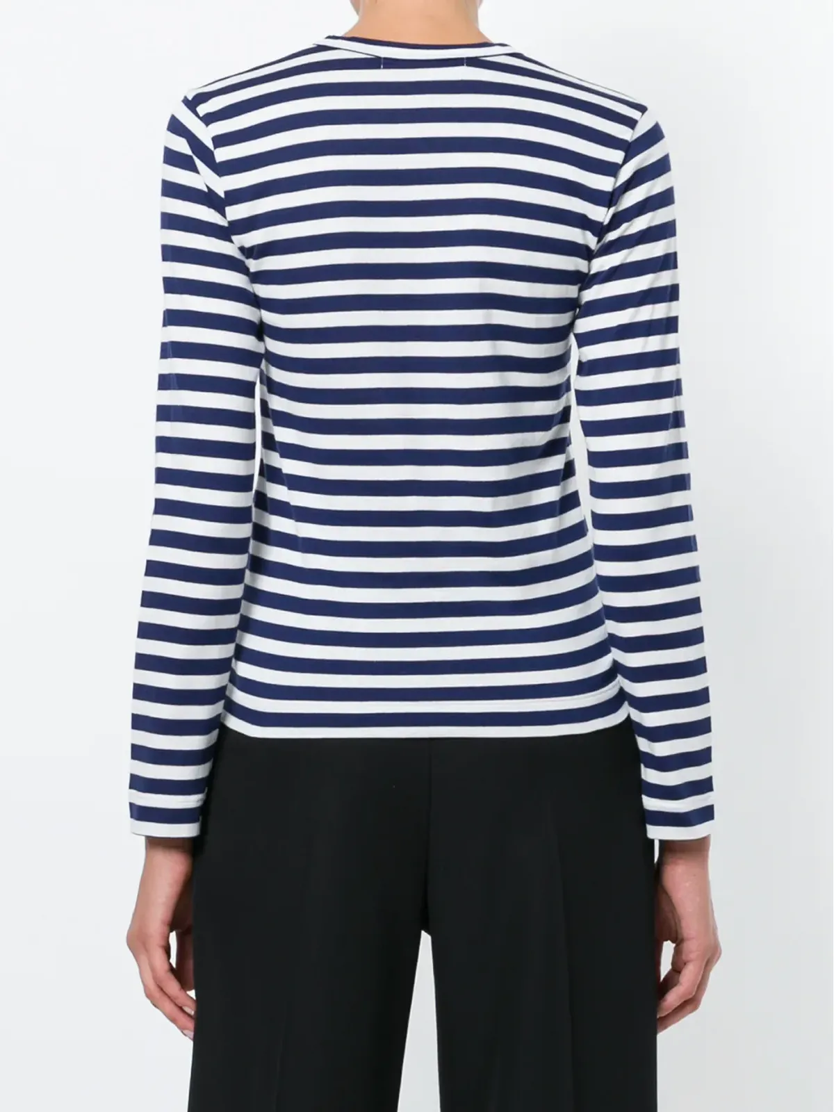 Comme Des Garçons Play ストライプ柄Tシャツ - 画像4