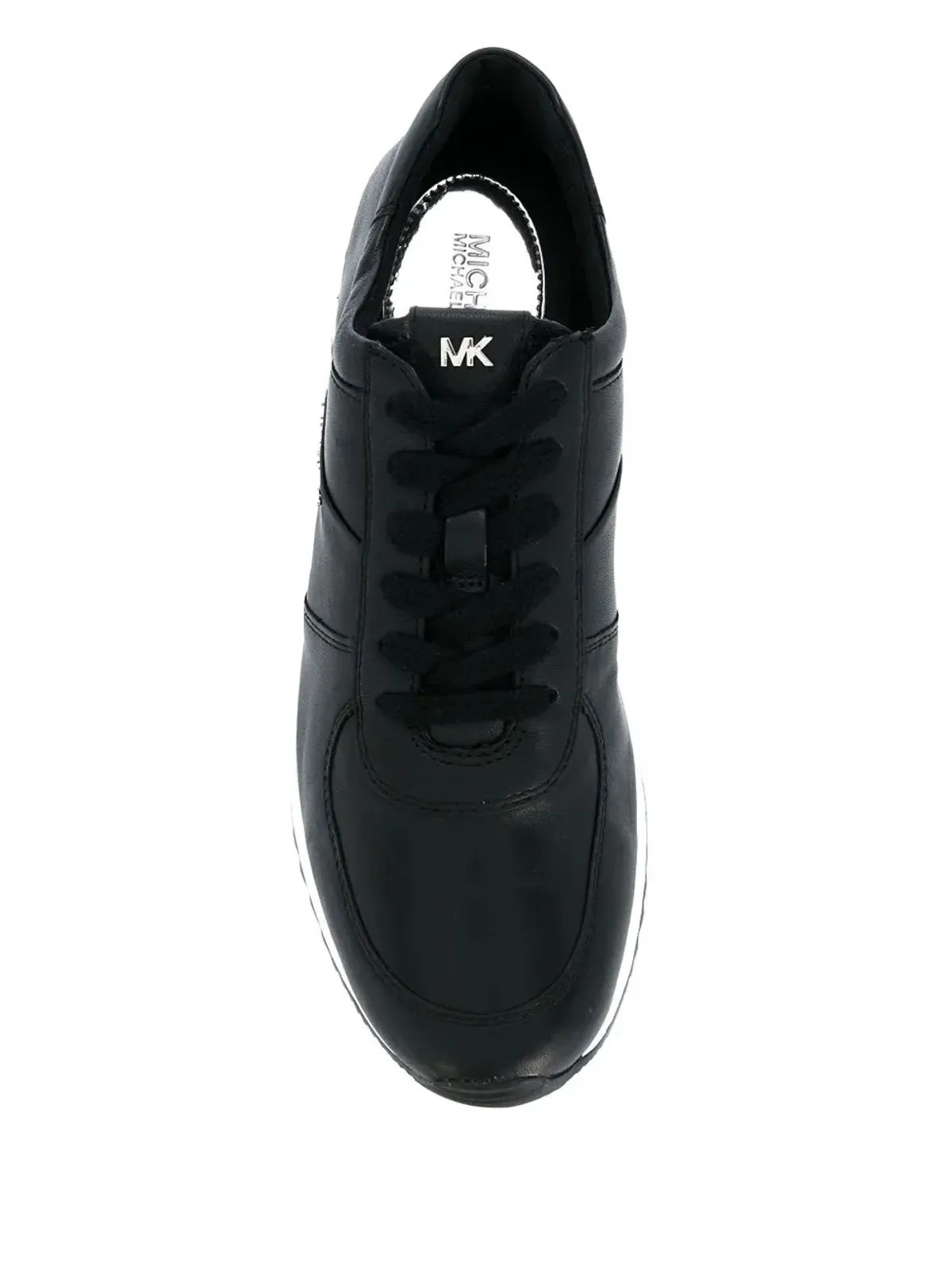 Michael Michael Kors レザー レースアップスニーカー - ブラック - 画像3