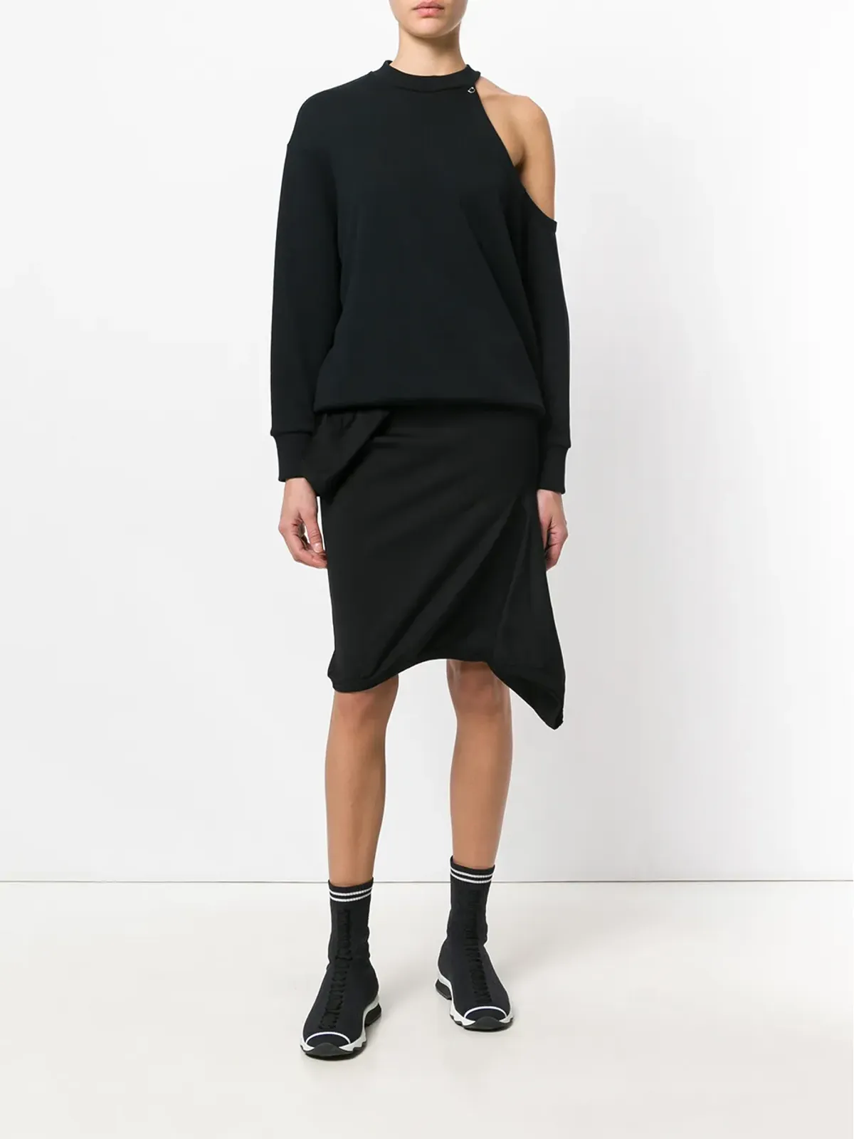 Comme Des Garçons Pre-Owned アシンメトリック スカート - 画像2