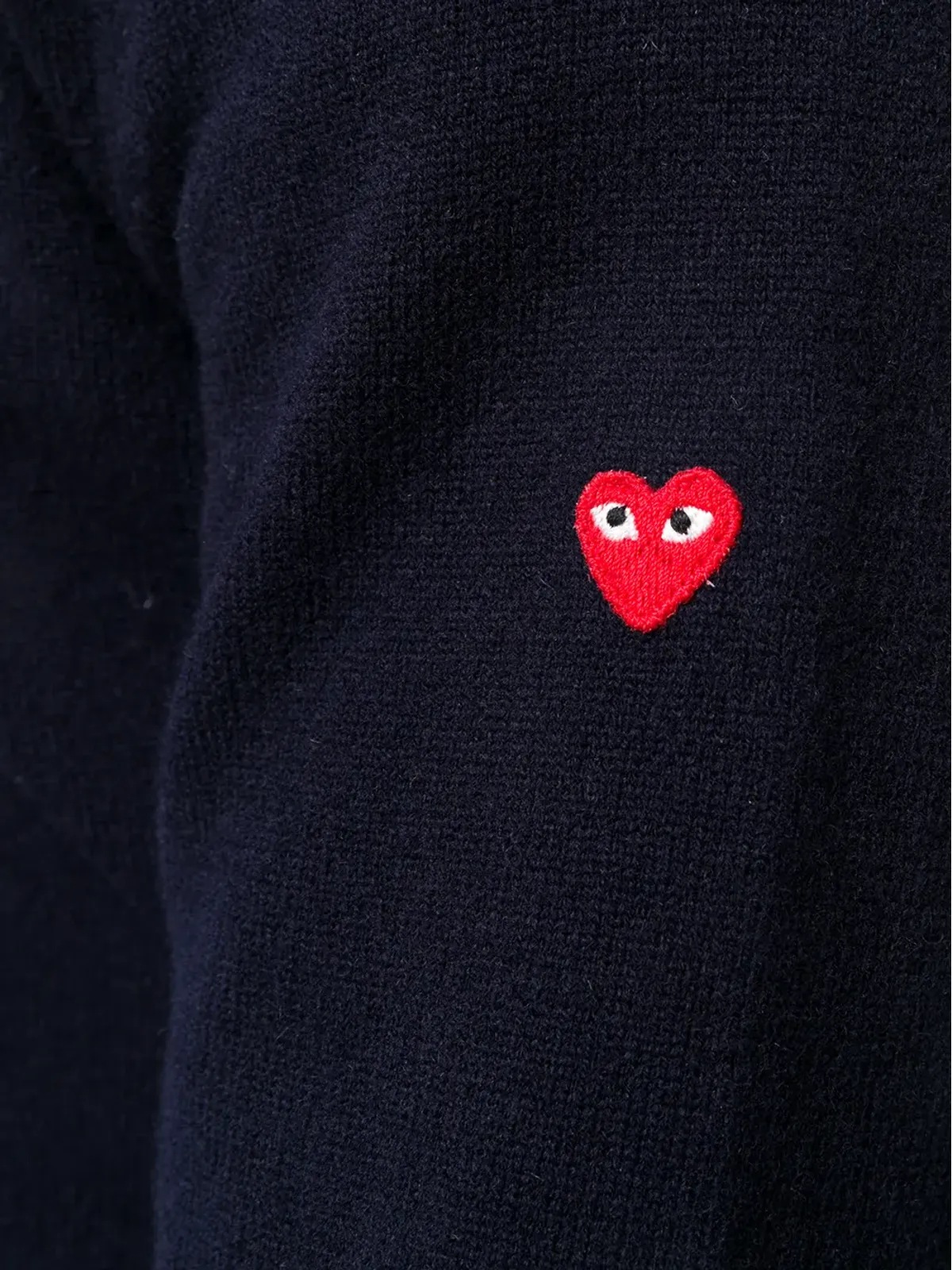 Comme Des Garçons Play ハートパッチセーター - Blue - 画像5