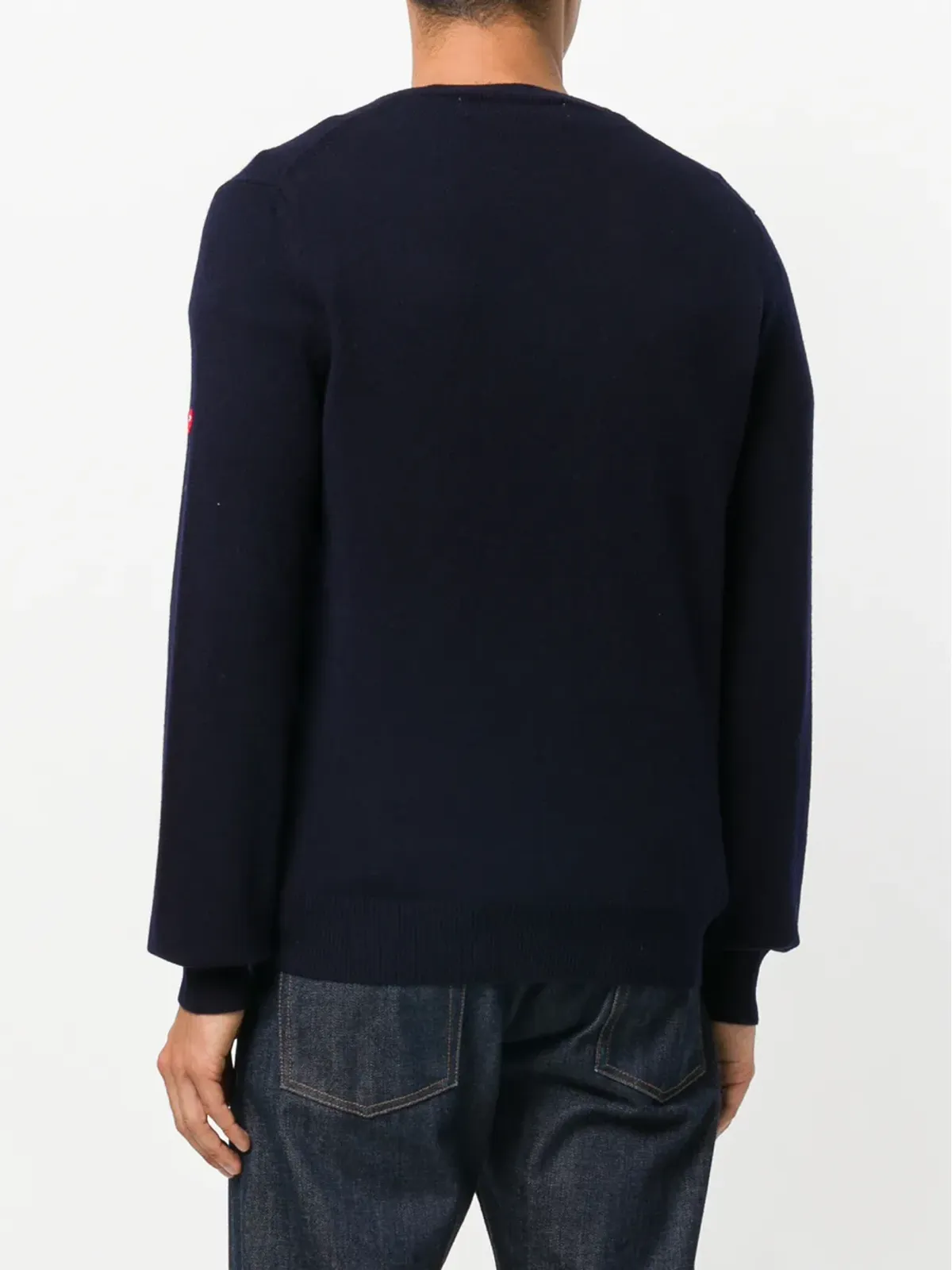 Comme Des Garçons Play ハートパッチセーター - Blue - 画像4