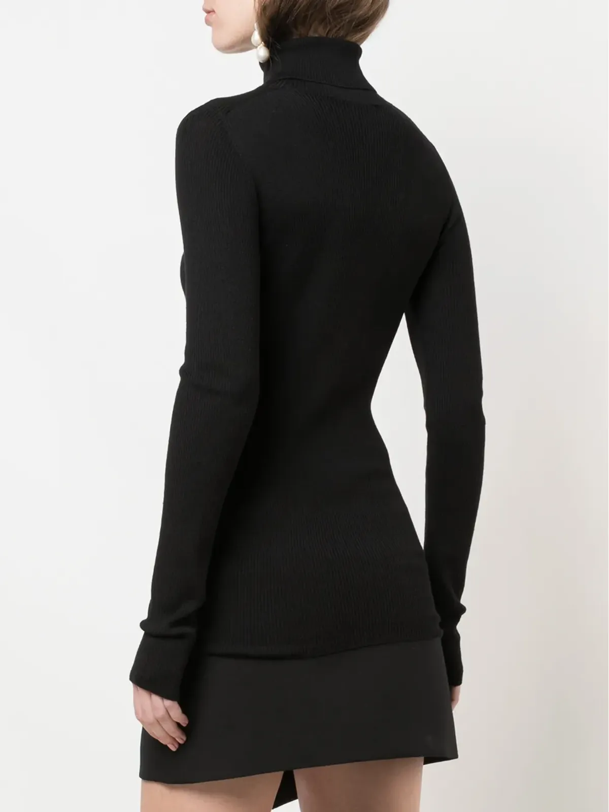 WARDROBE.NYC x The Woolmark Company Release 05 ロールネックリブ編みセーター - 画像4