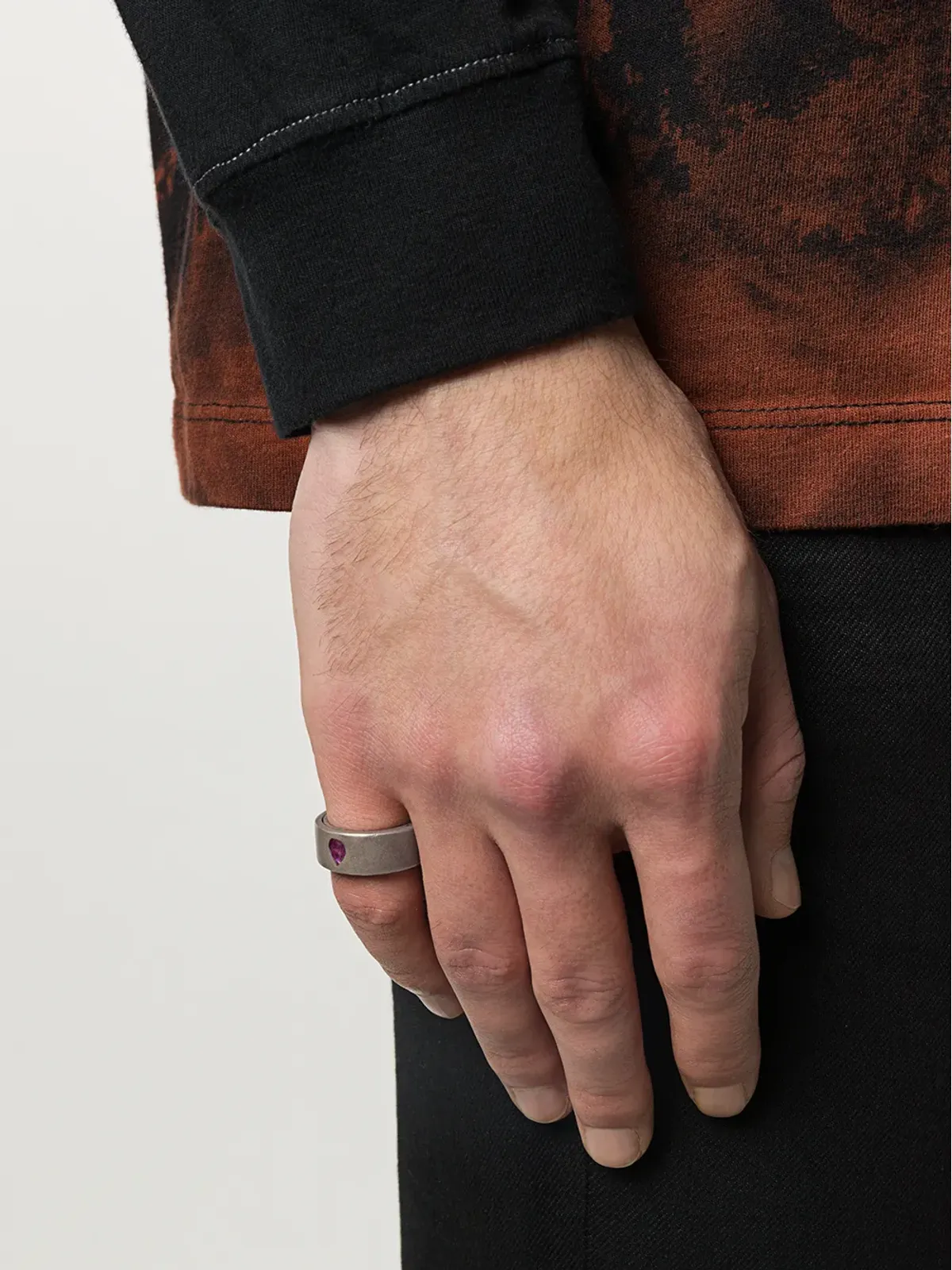 Parts of Four Sistema embellished ring - Silver - 画像2