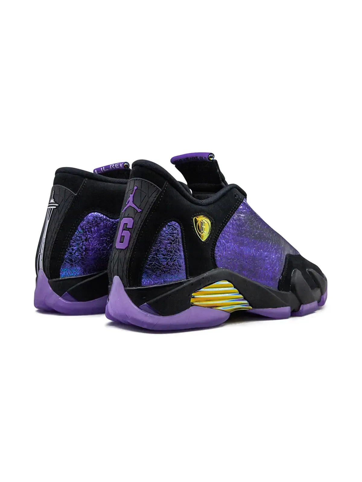 Jordan Kids エアジョーダン14 レトロ Doernbecher スニーカー - 画像3