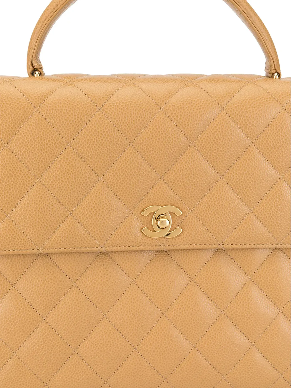CHANEL ビンテージ 1998 キルテッドブリーフケース - 画像4