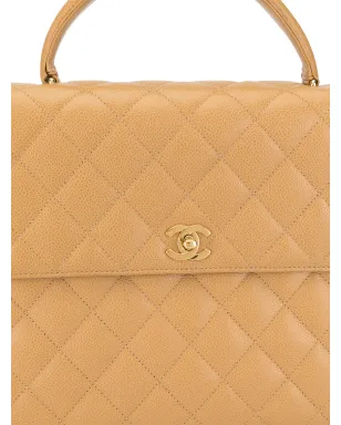 CHANEL ビンテージ 1998 キルテッドブリーフケース - サムネイル4
