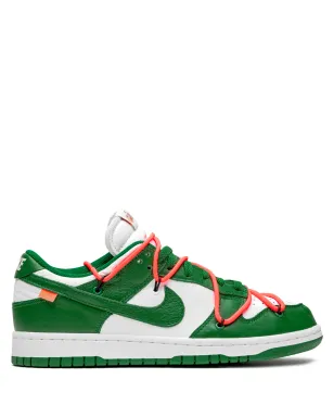 Nike X Off-White ダンク ロー Pine Green スニーカー - サムネイル1