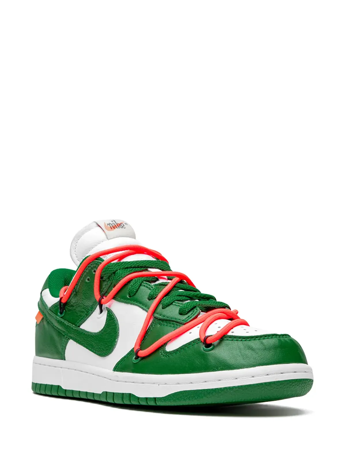 Nike X Off-White ダンク ロー Pine Green スニーカー - 画像2
