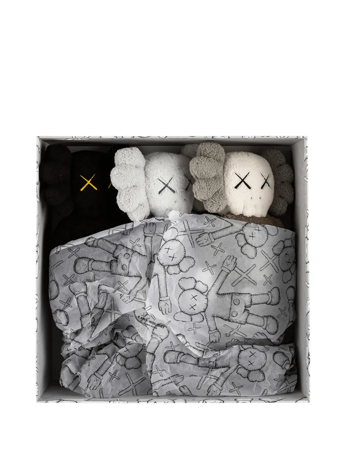 KAWS ホリデー香港 プラッシュセット - ブラック - 画像2