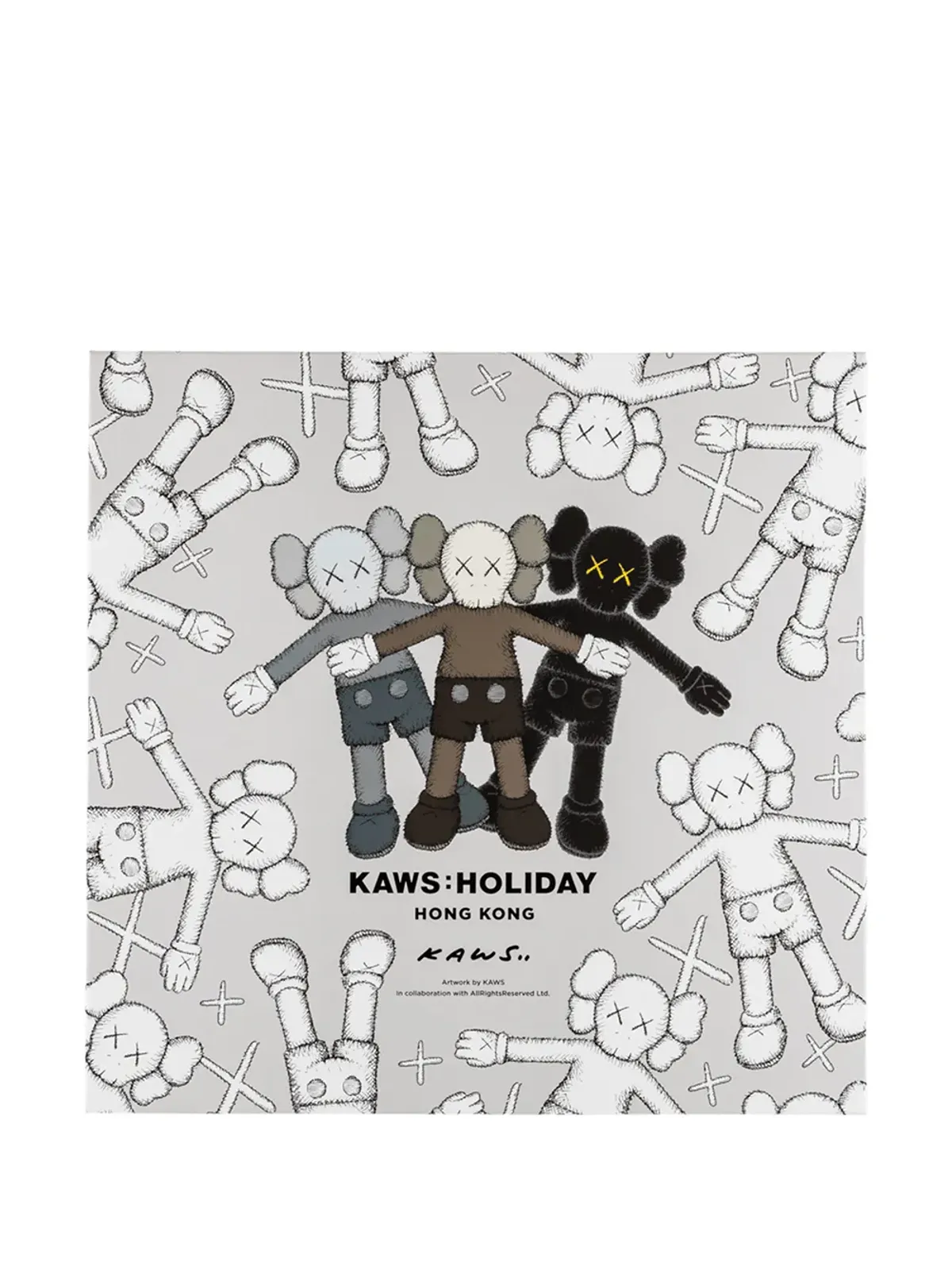 KAWS ホリデー香港 プラッシュセット - ブラック - 画像3