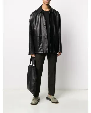 Rick Owens 隠し前開きパンツ - ブラウン - サムネイル2