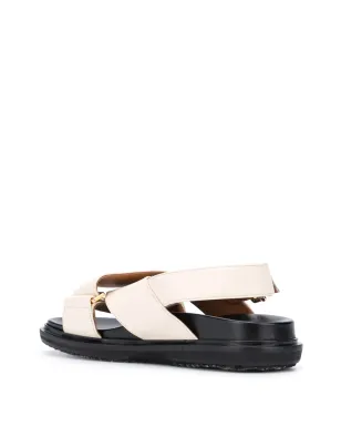 Marni Fussbet クロスストラップ サンダル - サムネイル3