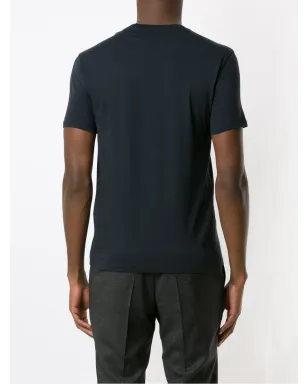 Armani Exchange クルーネック コットンTシャツ - ブルー - サムネイル4