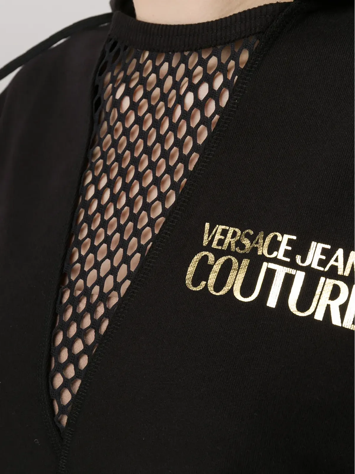 Versace Jeans Couture メッシュパネルフーディ - 画像5