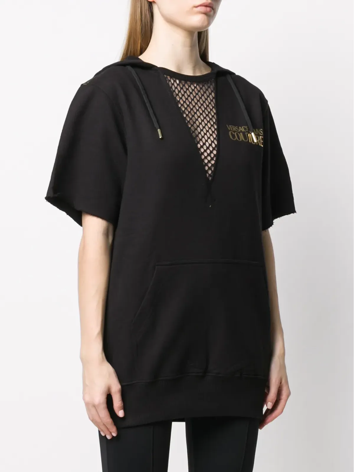 Versace Jeans Couture メッシュパネルフーディ - 画像3