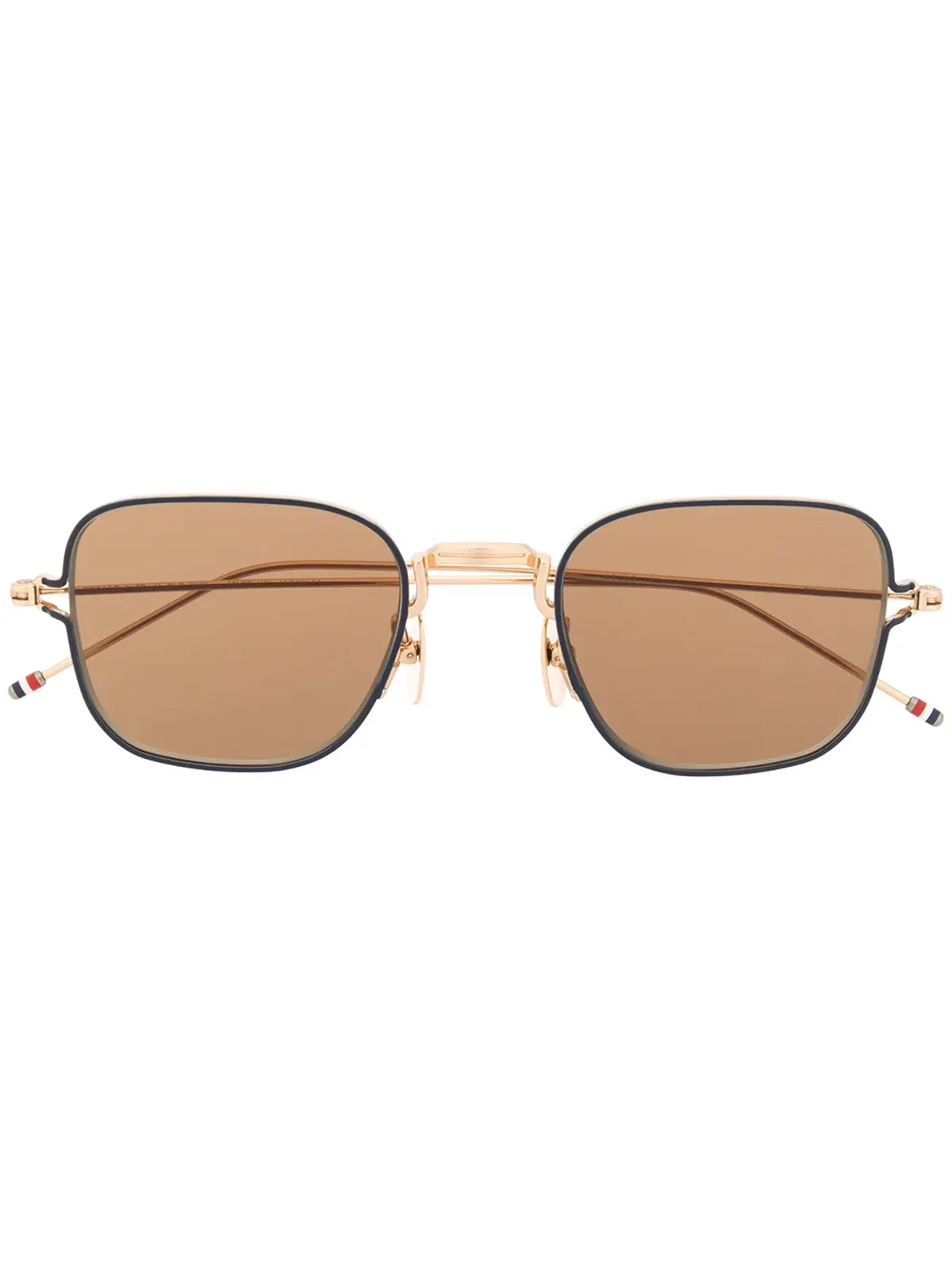 Thom Browne Eyewear 薄型スクエアサングラス - 画像1