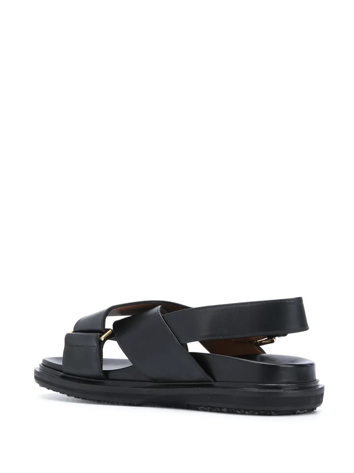 Marni ファスベット クロスストラップ サンダル - 画像3
