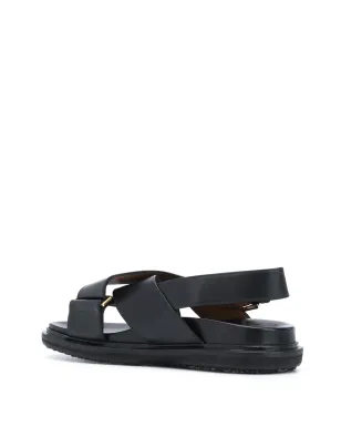 Marni ファスベット クロスストラップ サンダル - サムネイル3