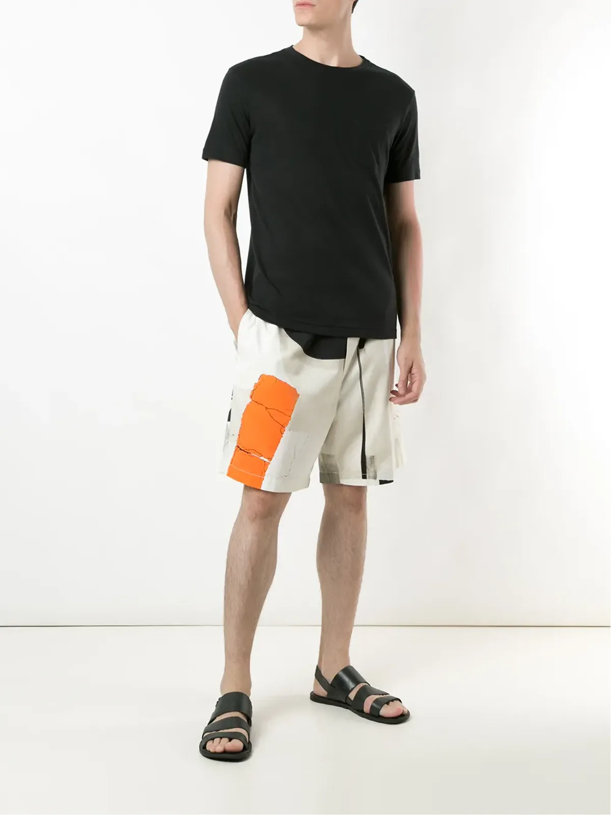 Osklen チェストポケット クルーネック Tシャツ - 画像2