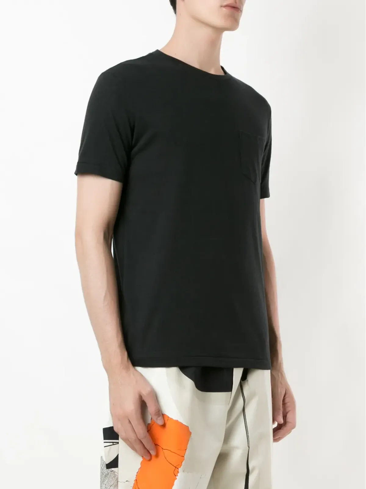 Osklen チェストポケット クルーネック Tシャツ - 画像3