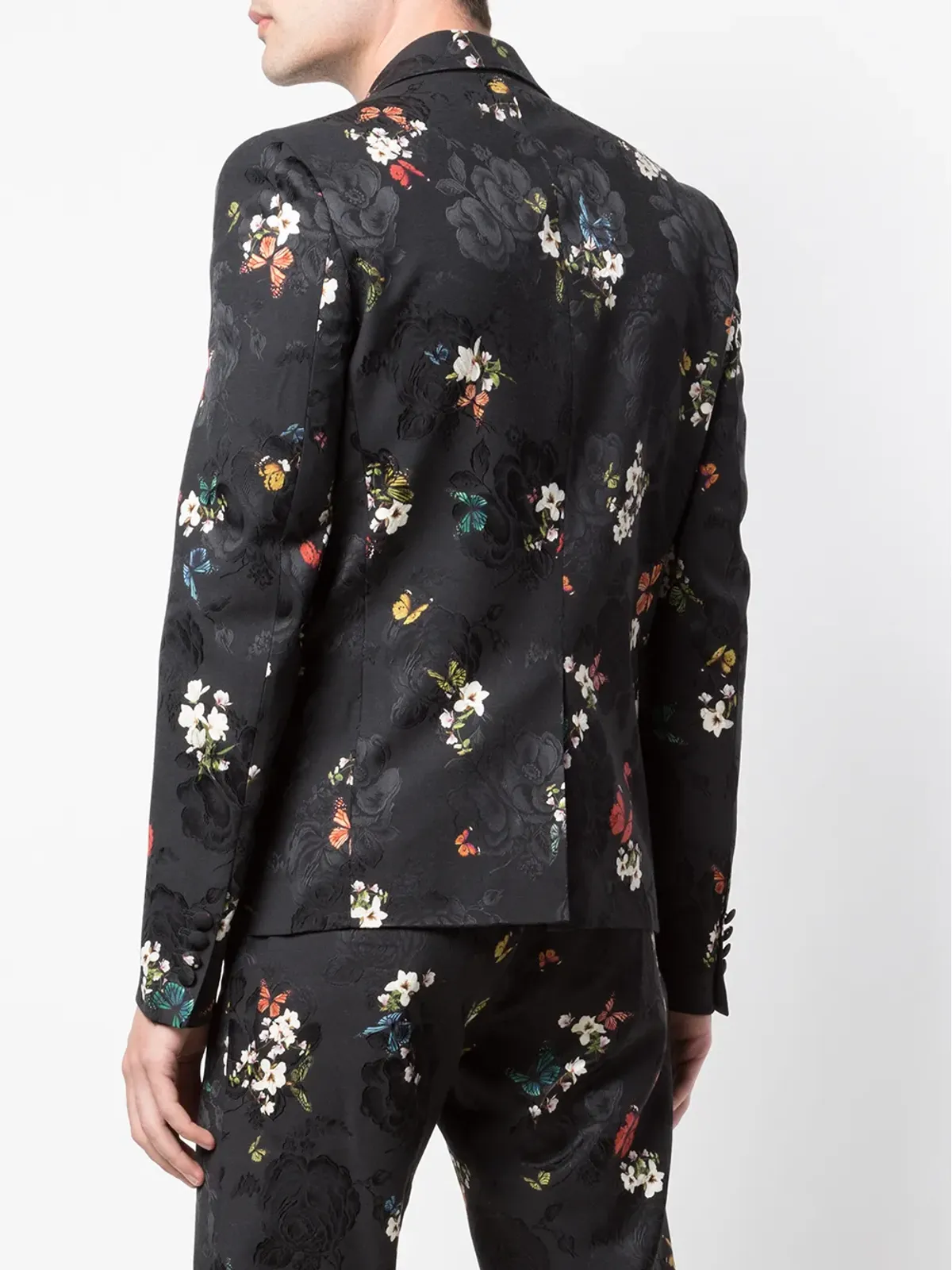 AMIRI 花柄刺繍プリントブレザー - 画像4