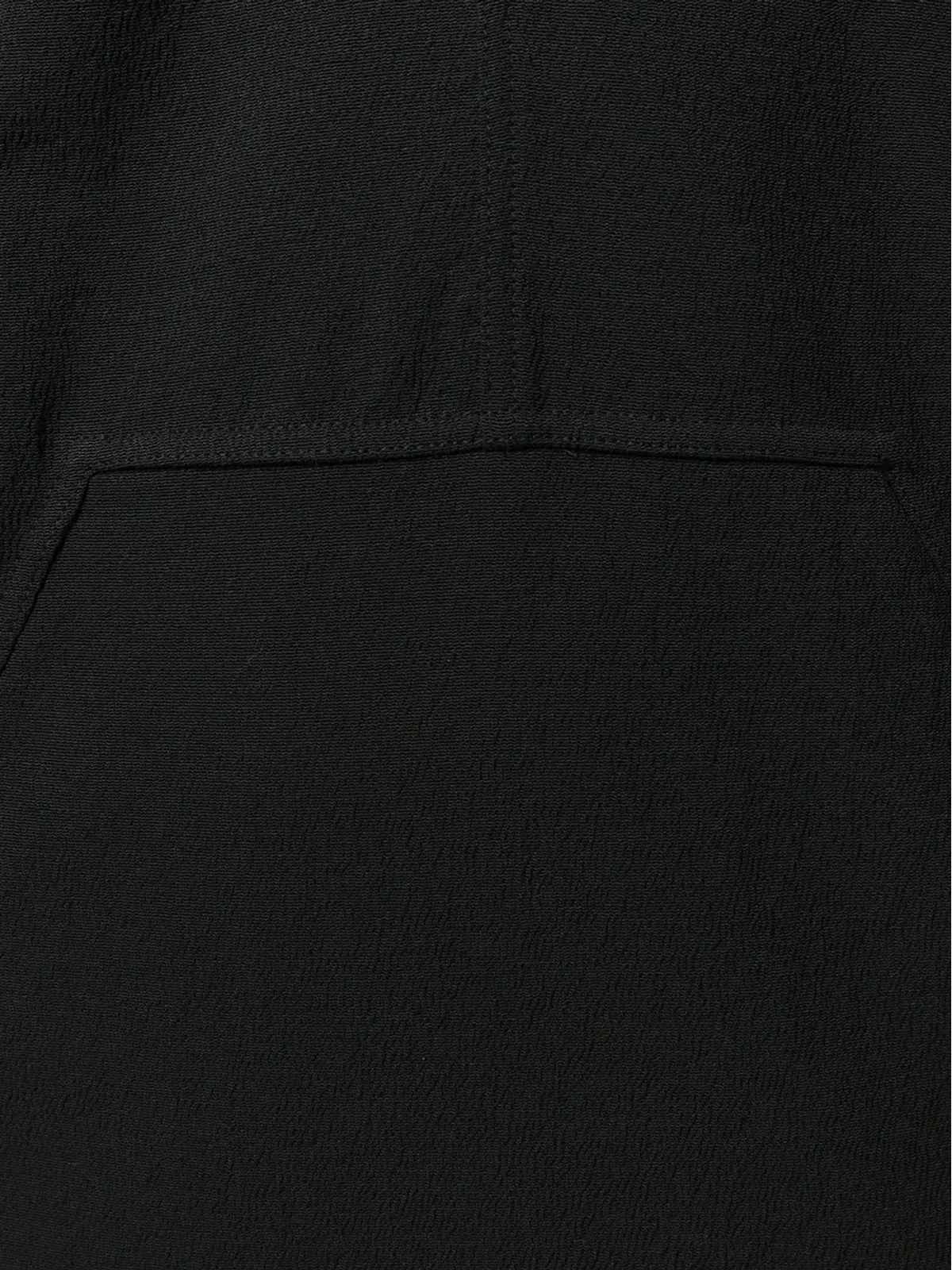 Rick Owens Vネック ミディドレス ブラック - 画像5