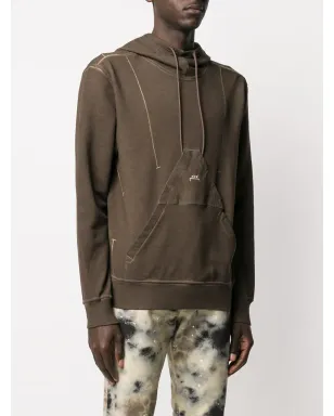 A-COLD-WALL* x Diesel Red Tag ロゴ入りフーディ - ブラウン - サムネイル3