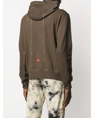 A-COLD-WALL* x Diesel Red Tag ロゴ入りフーディ - ブラウン - サムネイル4