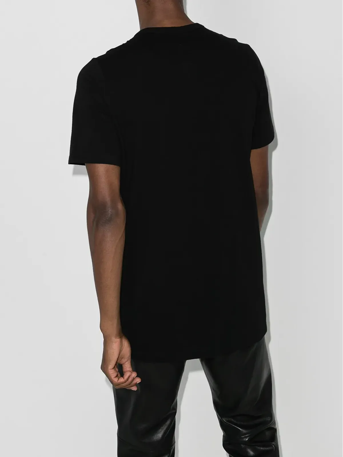 Rick Owens クルーネックコットンTシャツ - 画像3