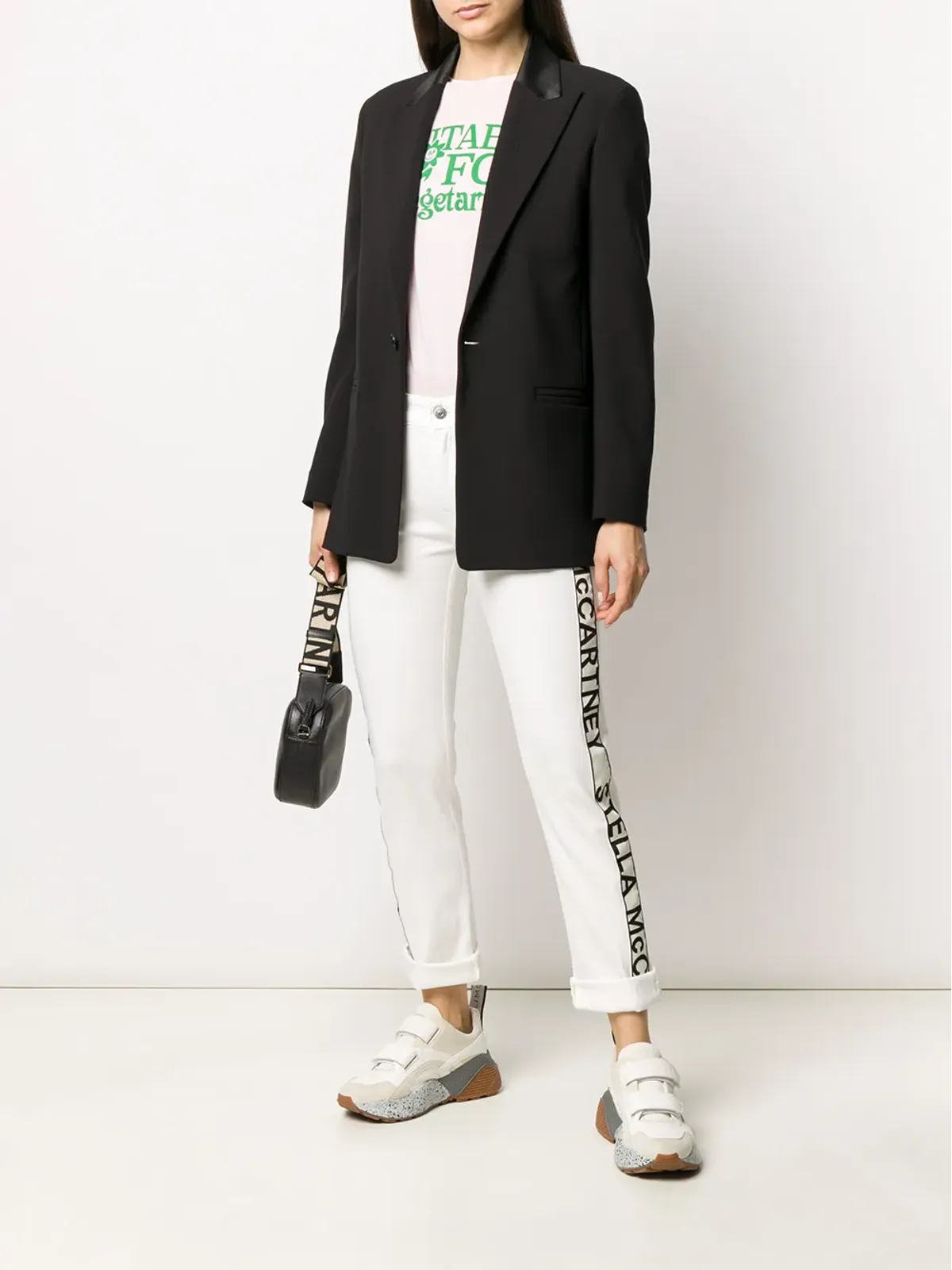 Stella McCartney ロゴテープ付きスキニージーンズ - 画像2