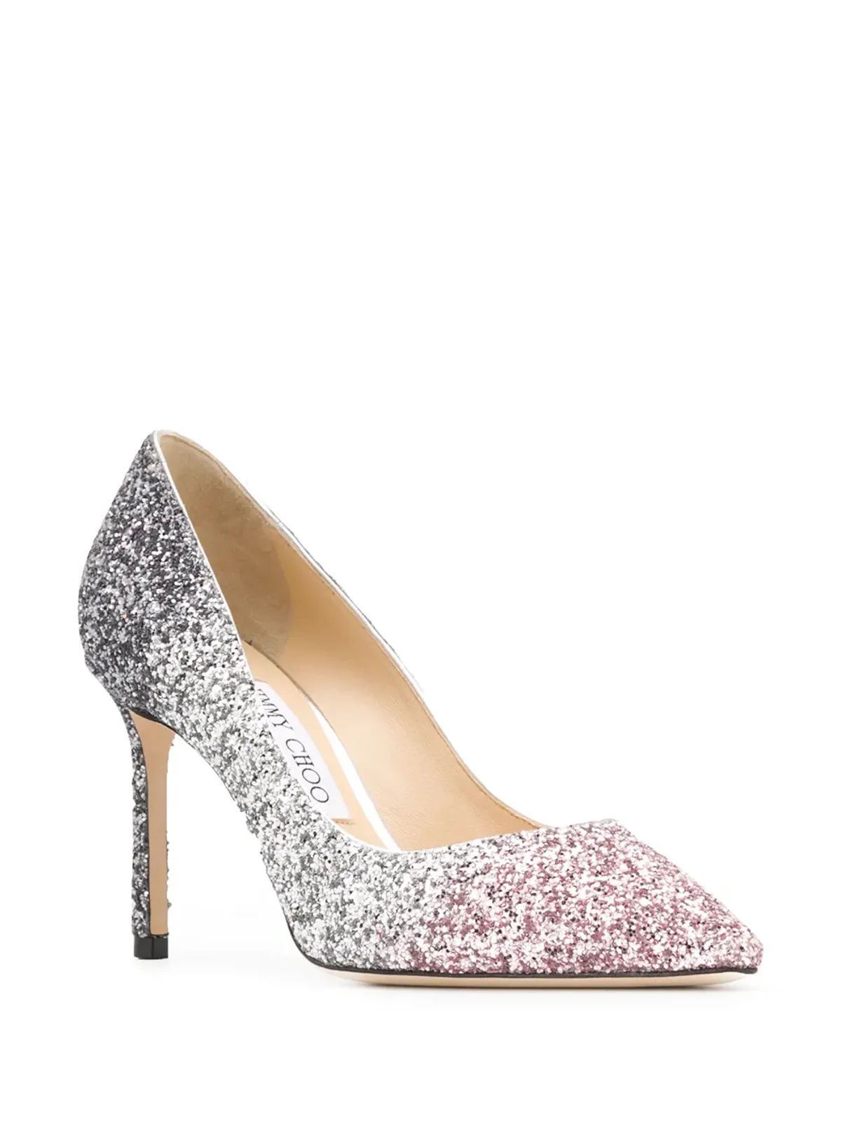 Jimmy Choo ロミー グリッター装飾パンプス - Silver - 画像2