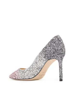 Jimmy Choo ロミー グリッター装飾パンプス - Silver - サムネイル3
