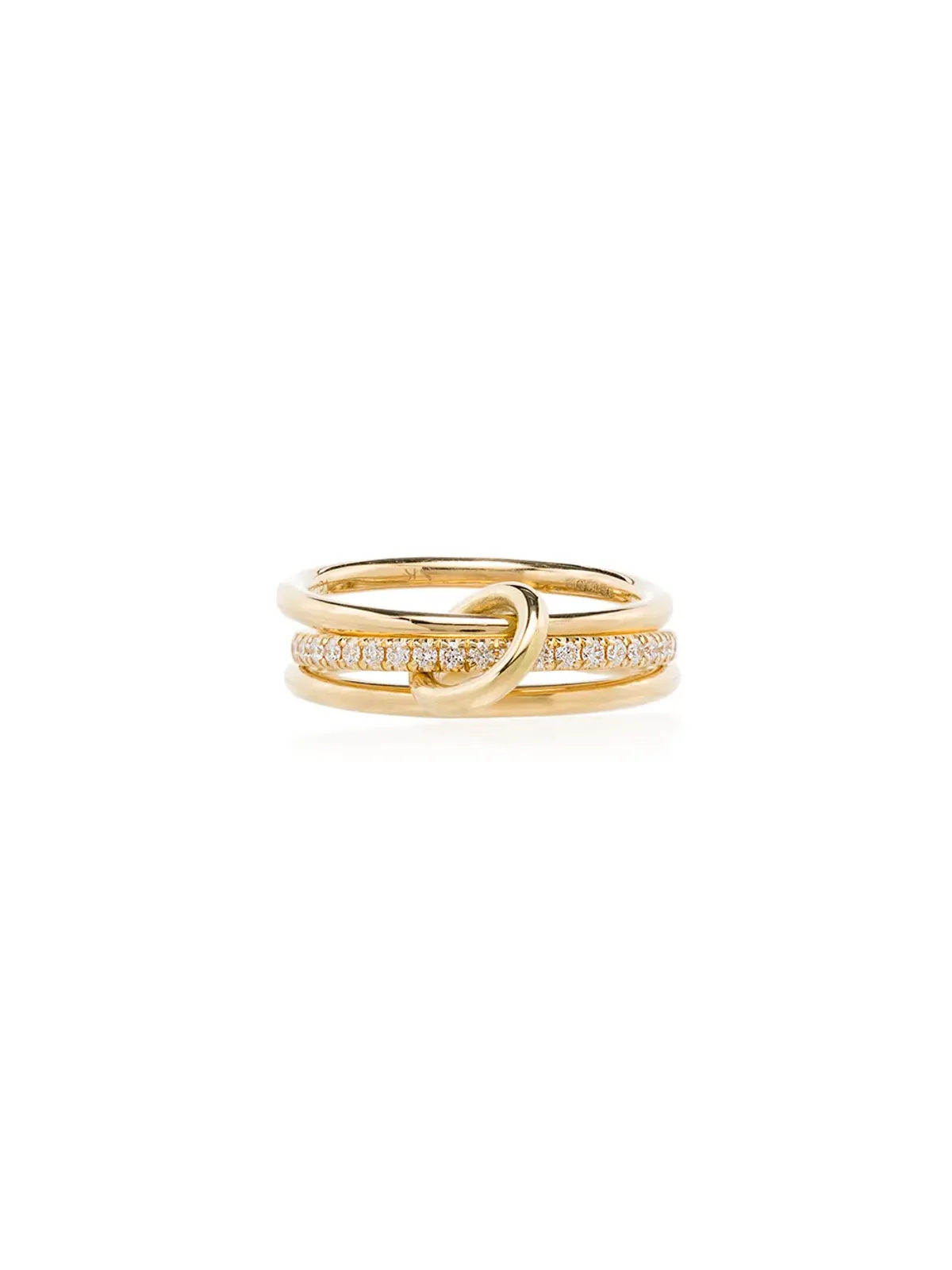 Spinelli Kilcollin Sonny 18K イエローゴールド ダイヤモンド リング - 画像4