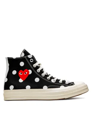 Comme Des Garçons Play x Converse Chuck 70 Hi sneakers - Black - サムネイル1
