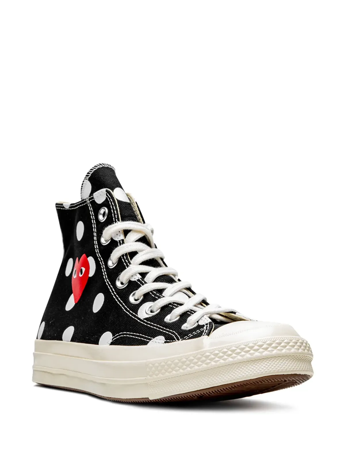 Comme Des Garçons Play x Converse Chuck 70 Hi sneakers - Black - 画像2