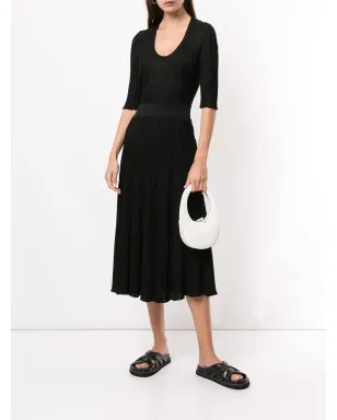 Casasola ニットスクープネックドレス - サムネイル2