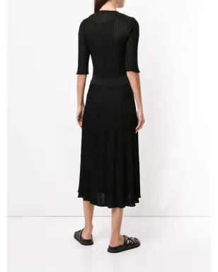 Casasola ニットスクープネックドレス - サムネイル4