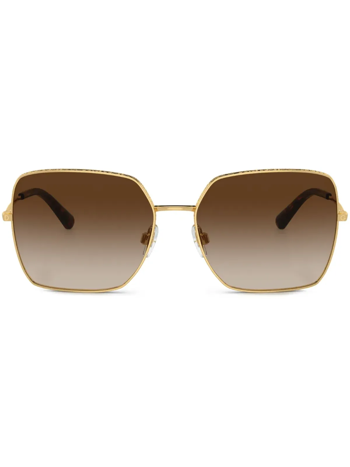Dolce & Gabbana Eyewear スクエアフレームサングラス - 画像1