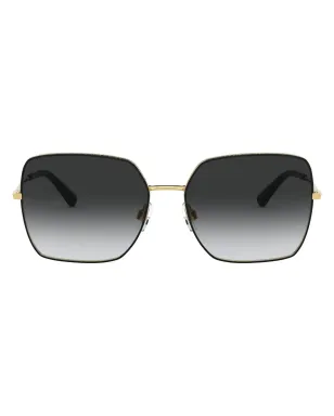 Dolce & Gabbana Eyewear ロゴフレーム サングラス - サムネイル2
