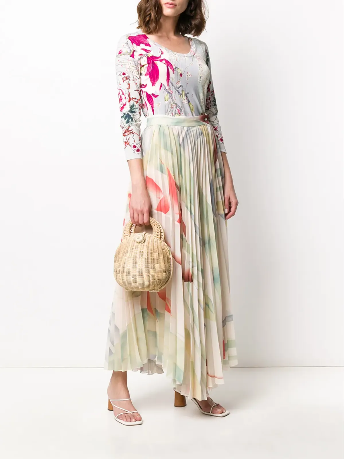 ETRO プリーツマキシスカート - 画像2
