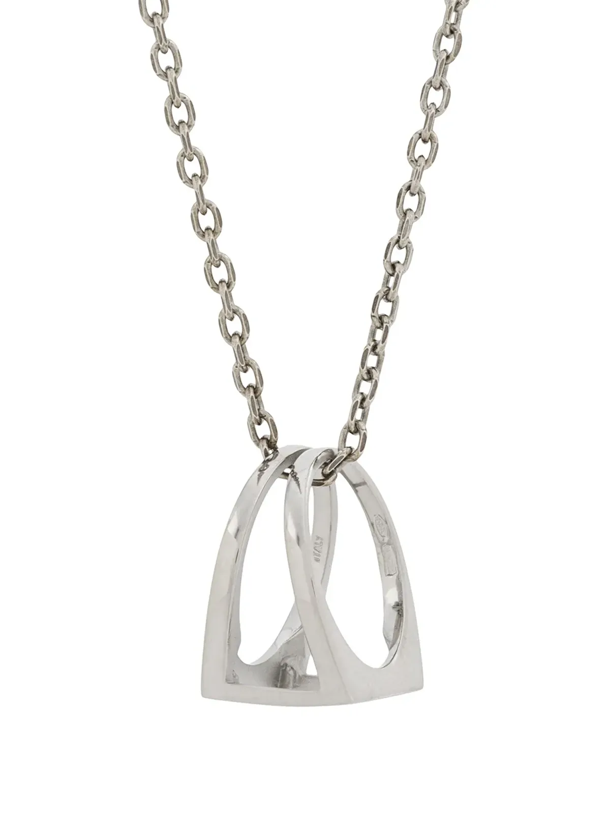Maison Margiela Décortiqué リングチャーム ネックレス - Silver - 画像3